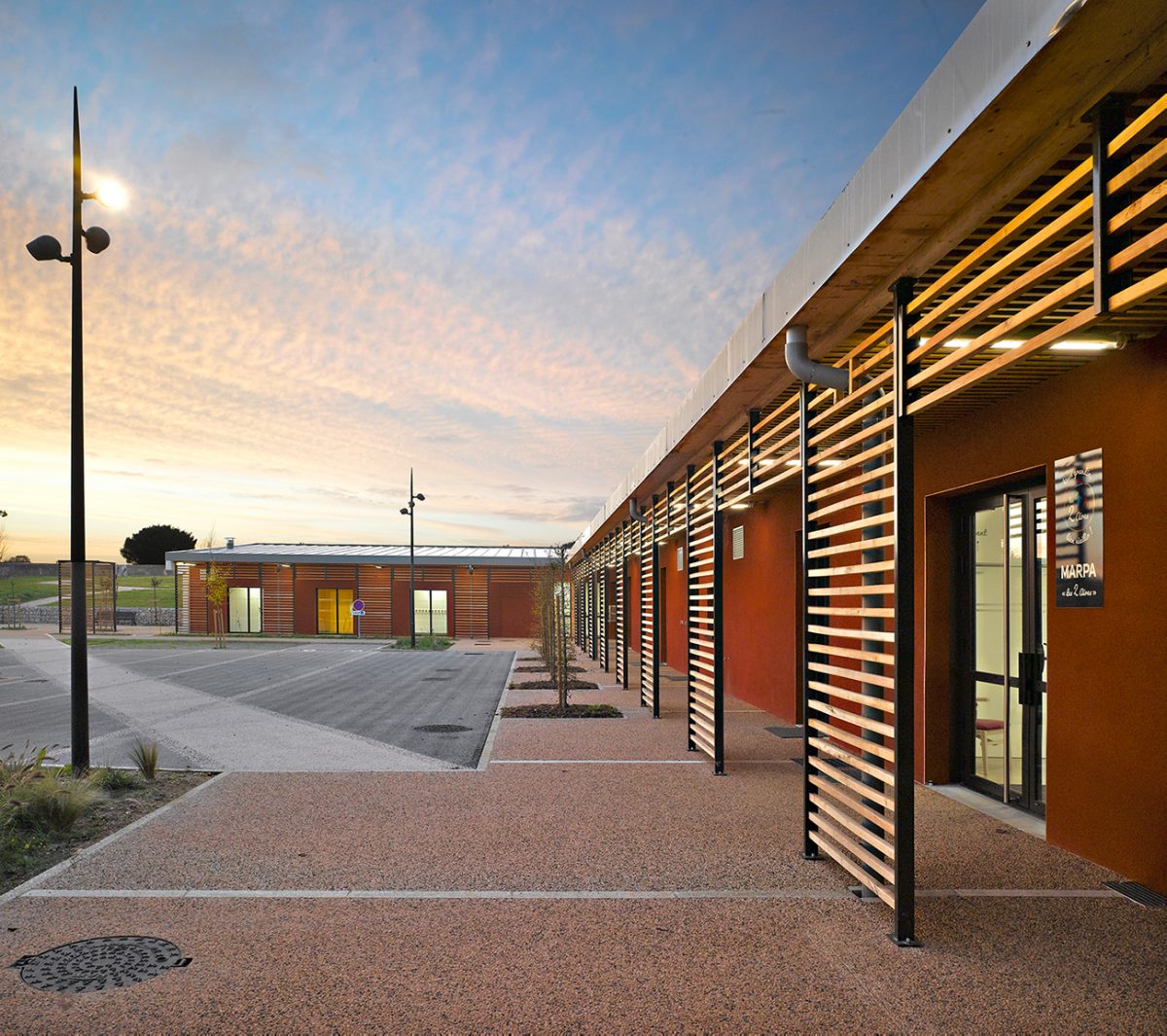 vue de la MARPA - ECOLE PRIMAIRE de Souvigny De Touraine (37)